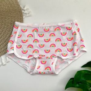 Victoria’s Secret PINK Cotton Boyshort Rainbow NEW